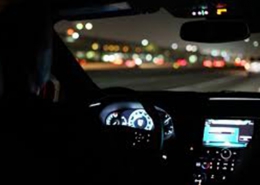 راهنمایی رانندگی در شب